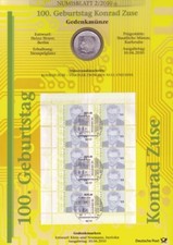 Brd bund numisblatt - brd,