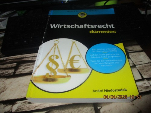 Wirtschaftsrecht für dummies
