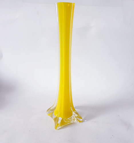 Glasvase glas vase gelb - glas,