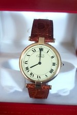 CARTIER Vermeil Must de Vendome  Quarz Ø 30 
