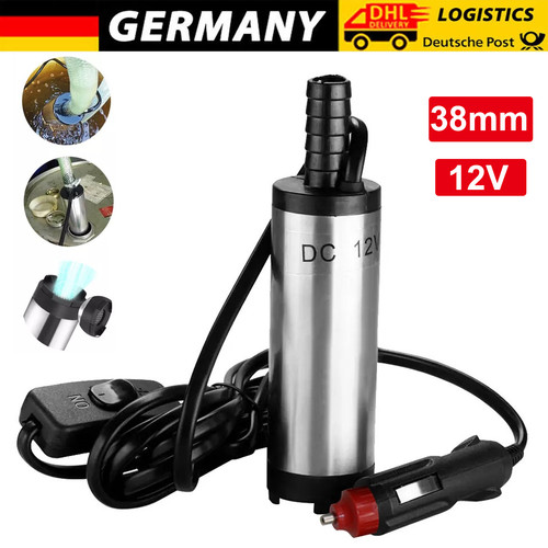 12v 38mm 12l min tauchpumpe - 12v,
