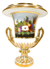 Kratervase Vase handbemallt