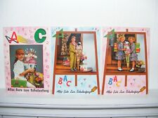 alte AK Schulanfang DDR Schultüte alter Scout McNeill Ranzen Schultasche Schule