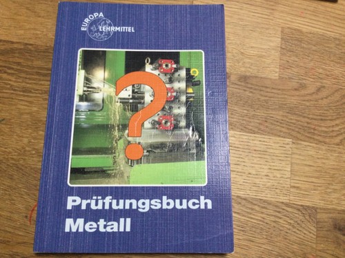 Prüfungsbuch metall - prüfungsbuch,