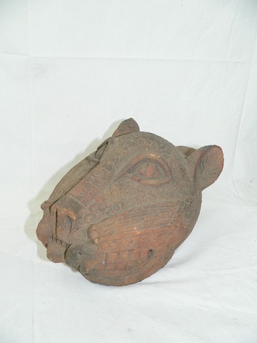 Leopard aus terrakotta benin - leopard,