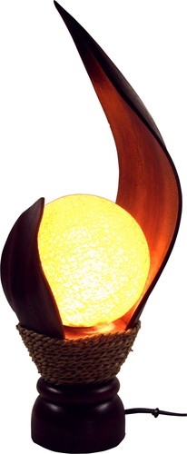 Palmenblatt tischlampe - palmenblatt,