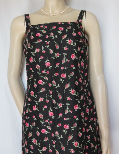Laura ashley kleid - ashley, schwarz