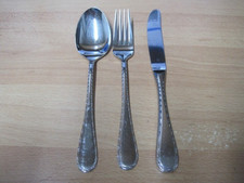 WMF Besteck,  Serie Frankfurt,   3 teilig  Messer Löffel Gabel