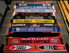 11x Fanschal / Schal Eishockey HC Lausanne Frankfurt Lions Capitals EK Zell Uvm