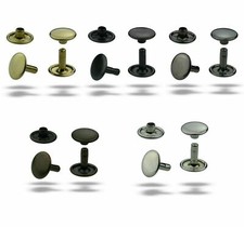 Hohlnieten Doppelkopf Messing