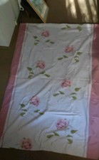 2 x BIERBAUM Bettwäsche-Set Baumwoll-Feinbiber 135x200 cm Rosendesign