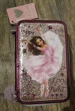 NEU mit Ettiket UNIKAT  Federmappe 3 fach gefüllt TOP Model Federtasche Ballet