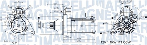 Magneti marelli anlasser - magneti,
