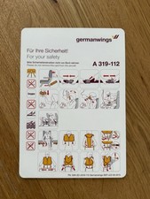 # Safety Card - GERMANWINGS -