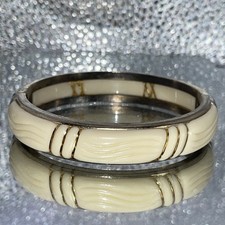 Armreif,Bein/Horn?Wellenmuster