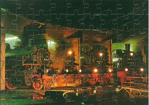 Eisenbahn kinder puzzle - eisenbahn, kinder-puzzle