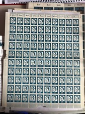 Briefmarken - 100er Bogen - Freimarken Martin Luther - 1961 - Bund - 351y