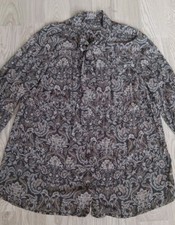  Alba Moda Damen Viskose Hemdbluse Gr. 42/44