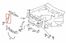 Mercedes Benz W201 Querstrebe Hupe Signalhorn 481 Bornit Metallic A2016200885