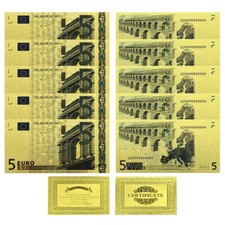 5  Scheine 5 Euro Banknoten