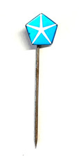 Chrysler 12 mm Logo 70er Jahre Anstecknadel (H31)