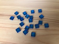Lego 20x Tile 1 x 1 Trans Dark