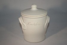 Knoblauchtopf weiss matt