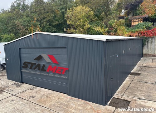Blechgarage 7x16x3 50m - blechgarage, 7x16x3,50m