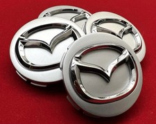 ? 4x Original Mazda Felgendeckel / Nabendeckel / Felgenkappen 56mm
