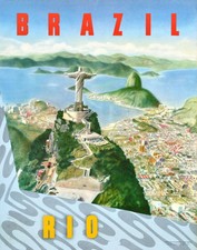 Reiseposter Brasilien Rio