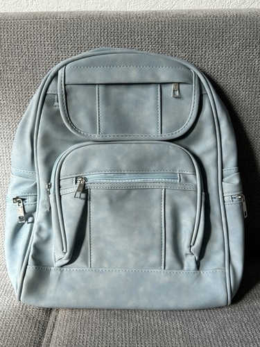 Rucksack damen kunstleder blau - damen,