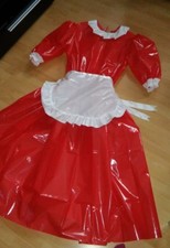 Adult  Sissy Kleid Zofe LACK