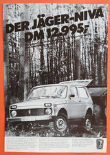 13.Geländewagen Lada Jäger Niva Allrad Werbeanzeige Werbung Reklame Anzeige 1984