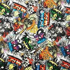 Wassertransferdruck Folie Music Stickerbomb - 50cm breit