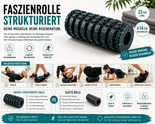Massagerolle rücken beine - massagerolle,