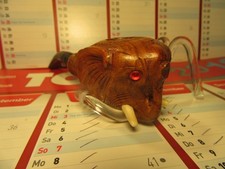 ?BRUYERE Elefant-Pfeife HAND CARVED ITALY?o. Filter?Unberaucht?Hornmundstück