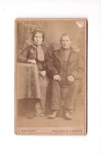 Cdv foto feines paar - foto,