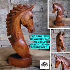 Pferdekopf aus Holz