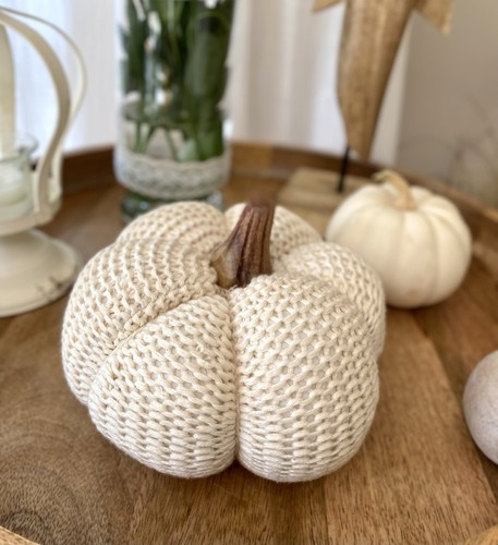 Kürbis gehäkelt herbstdeko - kürbis,