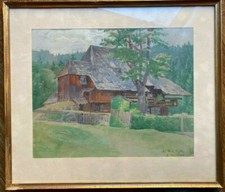 Aquarell schwarzwaldhof - ::aquarell,
