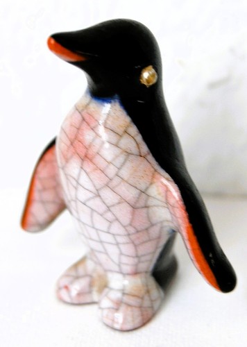Karlsruher majolika pinguin - pinguin, cm