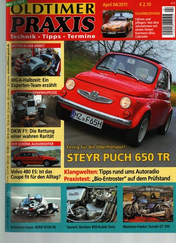 Zeitschrift oldtimer praxis 4 - oldtimer,