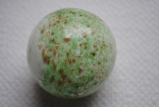 grosse alte glasmurmeln mit goldglimmer,(M)