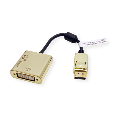 Displayport dvi adapter gold - adapter,