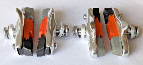 Paar silberne bremshalter - 2, &