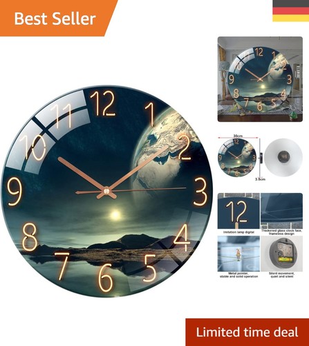 Elegante wanduhr aus - aus, 30cm