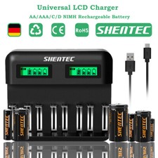 8Slot Akku ladegerät / C Baby