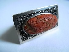 Vintage Massiv breit Ring 925