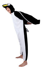 Pinguïn Kostüm Plüsch Pinguin-Overall Tier Herren-Kostüm Erwachsene Fasching KK
