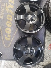 4x  Magma schwarz 6x15" ET45 LK5 114.3 ML 76 Alufelgen 15 Zoll Hyundai I30